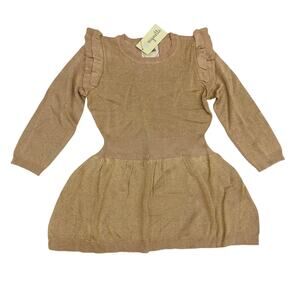 NWT Vignette 4Y Carrie Dress in Metallic Gold